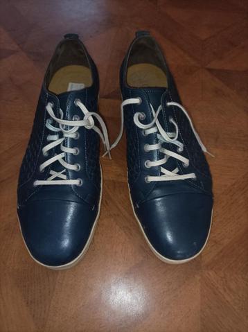 Gijs leren sneakers blauw maat 43 wijdte K  beschikbaar voor biedingen