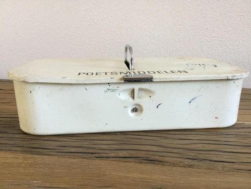 Emaille Poetsmiddelen doos ( Brabantia ), Antiek en Kunst, Antiek | Emaille, Ophalen of Verzenden