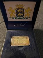 1 oz. Schone zilverbaar “Friesland” in originele doos, Ophalen of Verzenden, Zilver