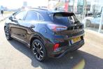 Ford Puma 1.0-125 pk EcoBoost Mild Hybrid ST-Line X AUTOMAAT, Auto's, Ford, Zwart, Met garantie (alle), 1226 kg, Leder en Stof