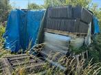 Nieuwe partij 1000m2 blauw gesmoorde dakpannen 451 vieilli, Steen of Klei, Blauw, Nieuw, Ophalen of Verzenden