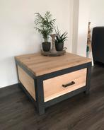 Salontafel set 70x70 met lade - 2 stuks, Huis en Inrichting, Minder dan 45 cm, Gebruikt, Vierkant, Hout