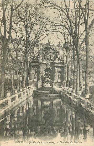 (376-195-039) Paris La Fontaine des Medicis beschikbaar voor biedingen