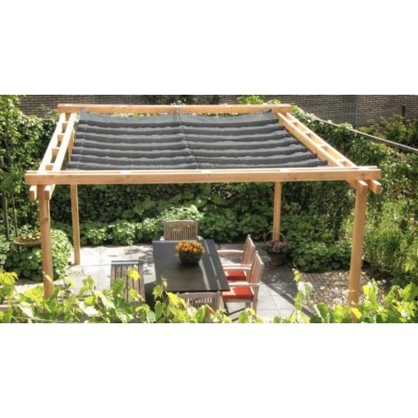 Schaduw pergola zwart, Tuin en Terras, Overkappingen, Nieuw, Tuinpaviljoen, Ophalen