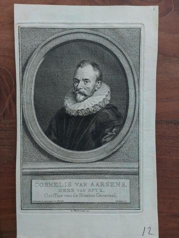 1 / Portret Cornelis van Aarsens door J. Wagenaar beschikbaar voor biedingen