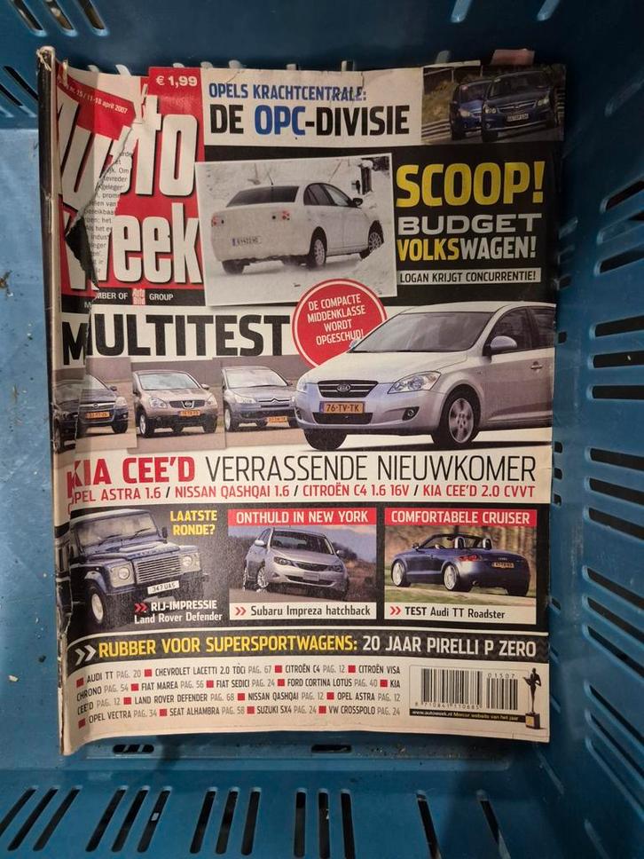 AutoWeek - Kia Cee'd Nieuwkomer, Boeken, Auto's | Boeken, Gelezen, Algemeen, Ophalen of Verzenden