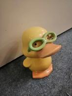 Stoere eend met bril spaarpot, Ophalen of Verzenden, Zo goed als nieuw, Steen, Aardewerk of Keramiek, Dier