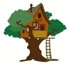 snijmal Boom met boomhut en ladder NIEUW, Verzenden, Nieuw, Fantasie, Pons of Mal