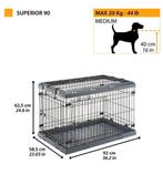 Dog crate medium, Ophalen, Zo goed als nieuw