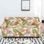 Witte bladeren bank hoes sofa cover bescherming hoezen, Verzenden, 50 tot 100 cm, Rechthoekig, Nieuw