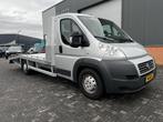 Fiat Ducato Tijhof Autotransporter Oprijauto Autoambulance O, Auto's, Euro 5, Stof, Gebruikt, Zwart