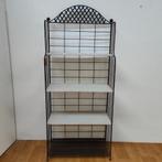 Vintage Brocante ijzeren wandrek etagère plantenrek rek 01, Huis en Inrichting, Valkenswaard, Gebruikt, Info@flashbackfurniture.nl