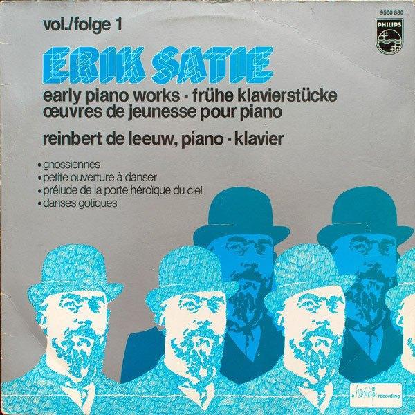 LP Erik Satie, Reinbert de Leeuw Early Piano Works Vol F1, Cd's en Dvd's, Vinyl | Klassiek, Zo goed als nieuw, Classicisme, Kamermuziek