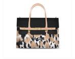 ALVIERO RODRIGUEZ Brigitte Leopard Brush, Sieraden, Tassen en Uiterlijk, Tassen | Damestassen, Ophalen of Verzenden, Nieuw, Zwart