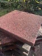 100 grind/betontegels (50x50) gratis!!, Tuin en Terras, Tegels en Klinkers, Ophalen, Gebruikt, 10 m² of meer, Beton