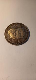 Vintage Bronzen Medaille - Vrede en Rechtvaardigheid, Postzegels en Munten, Penningen en Medailles, Ophalen of Verzenden, Brons