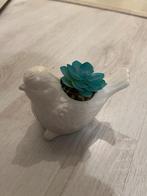 vogeltje met kunst bloem, Ophalen of Verzenden, Zo goed als nieuw