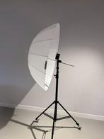 Profoto 100995 Flitsparaplu diep doorzichtig  Ø 105cm + Back, Ophalen of Verzenden, Zo goed als nieuw, Complete fotostudio