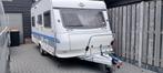 Hobby Caravan Excellent 450 UF, Caravans en Kamperen, Caravans, Hobby, Particulier, Vast bed, Tot en met 4