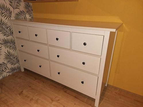 Ikea Hemnes ladekast wit gelakt, Huis en Inrichting, Kasten | Ladekasten, Zo goed als nieuw, Minder dan 100 cm, 150 tot 200 cm