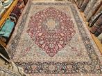 Handgeknoopt perzisch tapijt yazd 400x300, Huis en Inrichting, Stoffering | Tapijten en Kleden, Info@SlatsAntiek.nl, Tweedehands