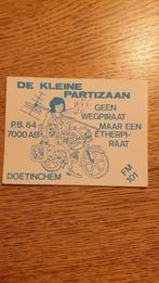 Sticker amateurzender piraat De Kleine Partizaan DOETINCHEM, Ophalen of Verzenden, Zo goed als nieuw, Bedrijf of Vereniging
