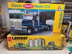 Italeri Peterbilt en AMT lowboy oplegger 1/24, Hobby en Vrije tijd, Modelbouw | Auto's en Voertuigen, Italeri, Groter dan 1:32