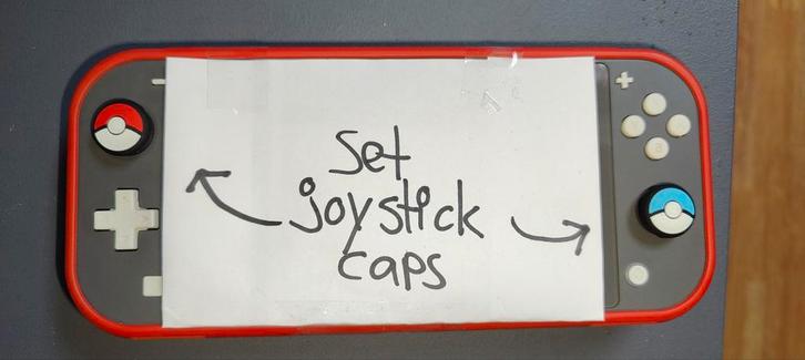 Nintendo switch Joystick Caps Set - Pokémon, Spelcomputers en Games, Spelcomputers | Nintendo Consoles | Accessoires, Nieuw, Switch