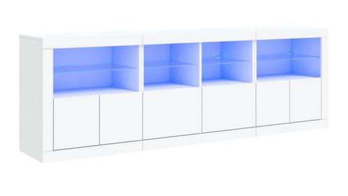 Dressoir met LED-verlichting cm wit, nieuw, Huis en Inrichting, Kasten | Televisiemeubels, Zo goed als nieuw, Minder dan 100 cm