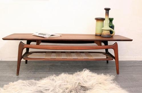 Webe Louis van Teeffelen jaren 50 vintage design salontafel, Antiek en Kunst, Antiek | Meubels | Tafels, Ophalen of Verzenden