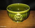 Niderviller maintenon schaaltje schaal prachtig groen antiek, Ophalen of Verzenden