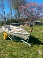 Zeilboot flying junior met weg trailer, Watersport en Boten, Zeilen en Zeiltoebehoren, Ophalen, Gebruikt, Minder dan 15 m², Overige typen