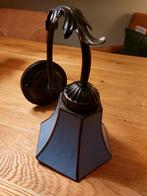 Glas in lood wandlamp., Huis en Inrichting, Lampen | Wandlampen, Ophalen of Verzenden, Zo goed als nieuw, Glas