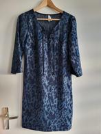 Blauwe jurk met glitter, maat S, Blauw, Ophalen of Verzenden, Zo goed als nieuw, Maat 36 (S)