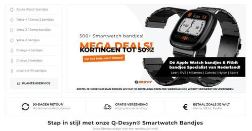 Kant-en-klare webshop in smartwatch bandjes + 1000+ stuks, Zakelijke goederen, Exploitaties en Overnames