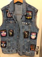 Iron maiden battle vest 80 jaren vintage denim vest, Verzamelen, Muziek, Artiesten en Beroemdheden, Verzenden, Zo goed als nieuw