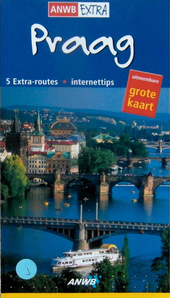 Praag (ANWB extra met grote kaart), Boeken, Reisgidsen, Zo goed als nieuw, Reisgids of -boek, Europa, ANWB, Ophalen of Verzenden