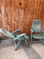 2 tuinstoelen, Ophalen, Gebruikt, Kunststof