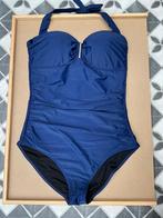 BEACHWAVE corrigerend halter badpak blauw maat 42 gouddetail, Kleding | Dames, Badmode en Zwemkleding, Blauw, BEACHWAVE corrigerend halter badpak blauw maat 42 gouddetail