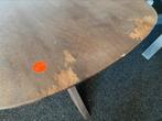 Tafel deens ovaal notenhout 160x90 van 799 nu 269 b keuze, Ophalen, 50 tot 100 cm, Vijf personen of meer, Ovaal