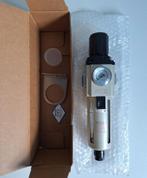 Airtac persluchtfilter-reduceerventiel, 1/2", manometer, Minder dan 25 liter, Ophalen of Verzenden, Nieuw, Minder dan 200 liter/min