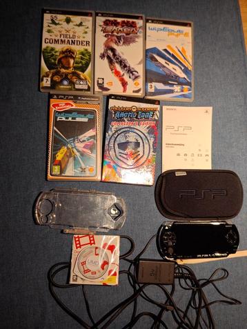 Sony PSP 1004 incl 5 spellen beschikbaar voor biedingen