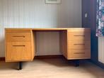Vintage Bureau met Lades massief eiken, Ophalen, Gebruikt, Bureau
