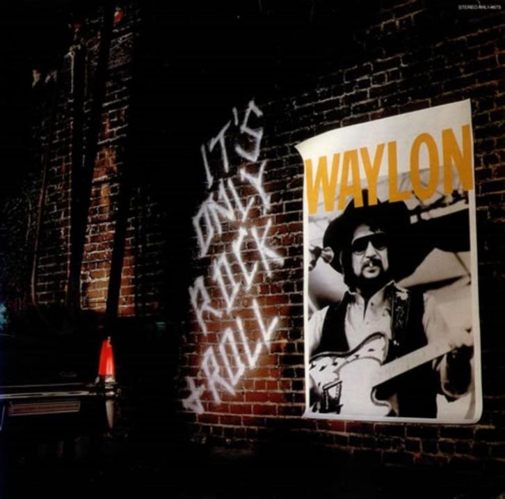 LP Waylon Jennings - It's only rock and roll, Cd's en Dvd's, Vinyl | Country en Western, 12 inch, Ophalen
