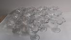 Ijscoupe helder en mat glas  3,00 p.stuk, Glas of Glazen, Ophalen of Verzenden, Overige stijlen, Glas