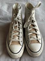 Leren Converse All Stars grijs/beige/creme wit - Maat 38, Kleding | Dames, Schoenen, Wit, Ophalen of Verzenden, Sneakers of Gympen