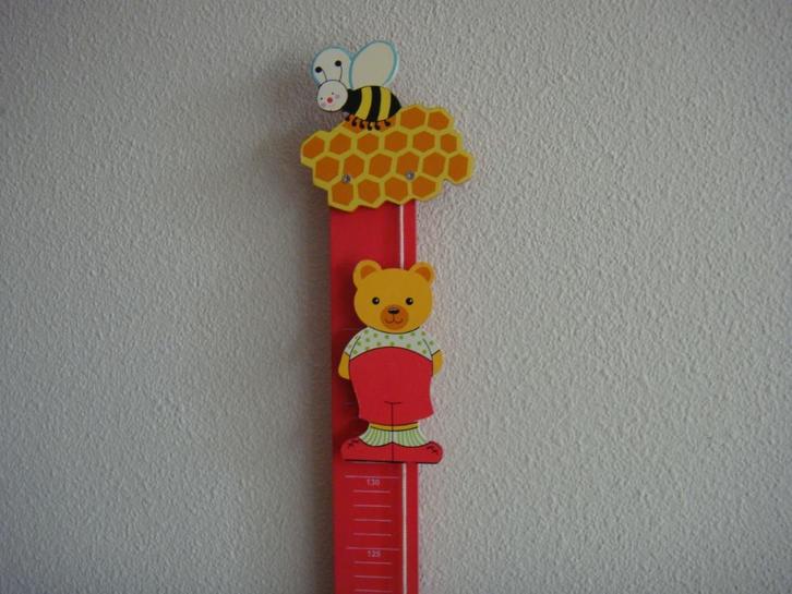 Houten groeimeter, Kinderen en Baby's, Kinderkamer | Inrichting en Decoratie, Gebruikt, Wanddecoratie, Ophalen