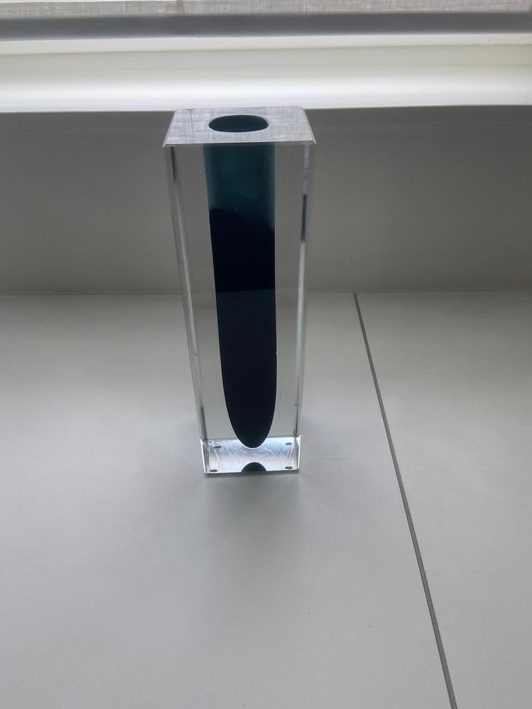 Melvin Anderson glas object.  Vaas., Antiek en Kunst, Kunst | Designobjecten, Ophalen