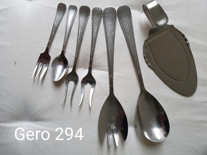 Gero Zilmeta hamerslag 294 Franse Lelie – bestekaanvulling, Huis en Inrichting, Keuken | Bestek, Zo goed als nieuw, Los bestek