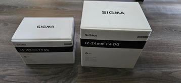 Sigma 24-105mm F4 DG / 12-24mm F4 DG beschikbaar voor biedingen